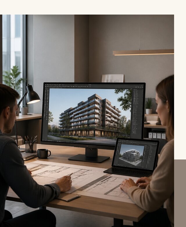 3D визуализация архитектуры и объектов строительства в Гатчине