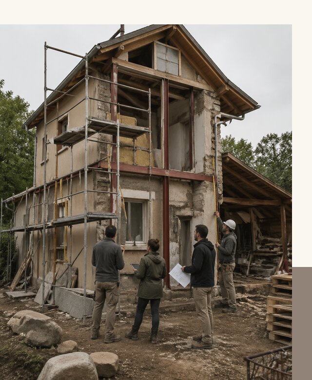 Реконструкция загородного дома под ключ в Гатчине от бюро