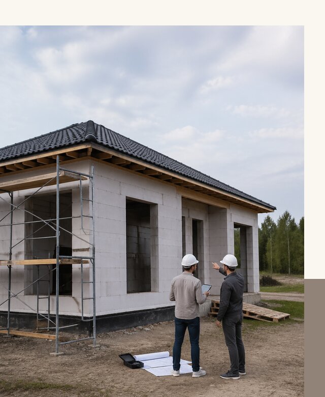 Проектирование одноэтажных домов из газобетона в Гатчине